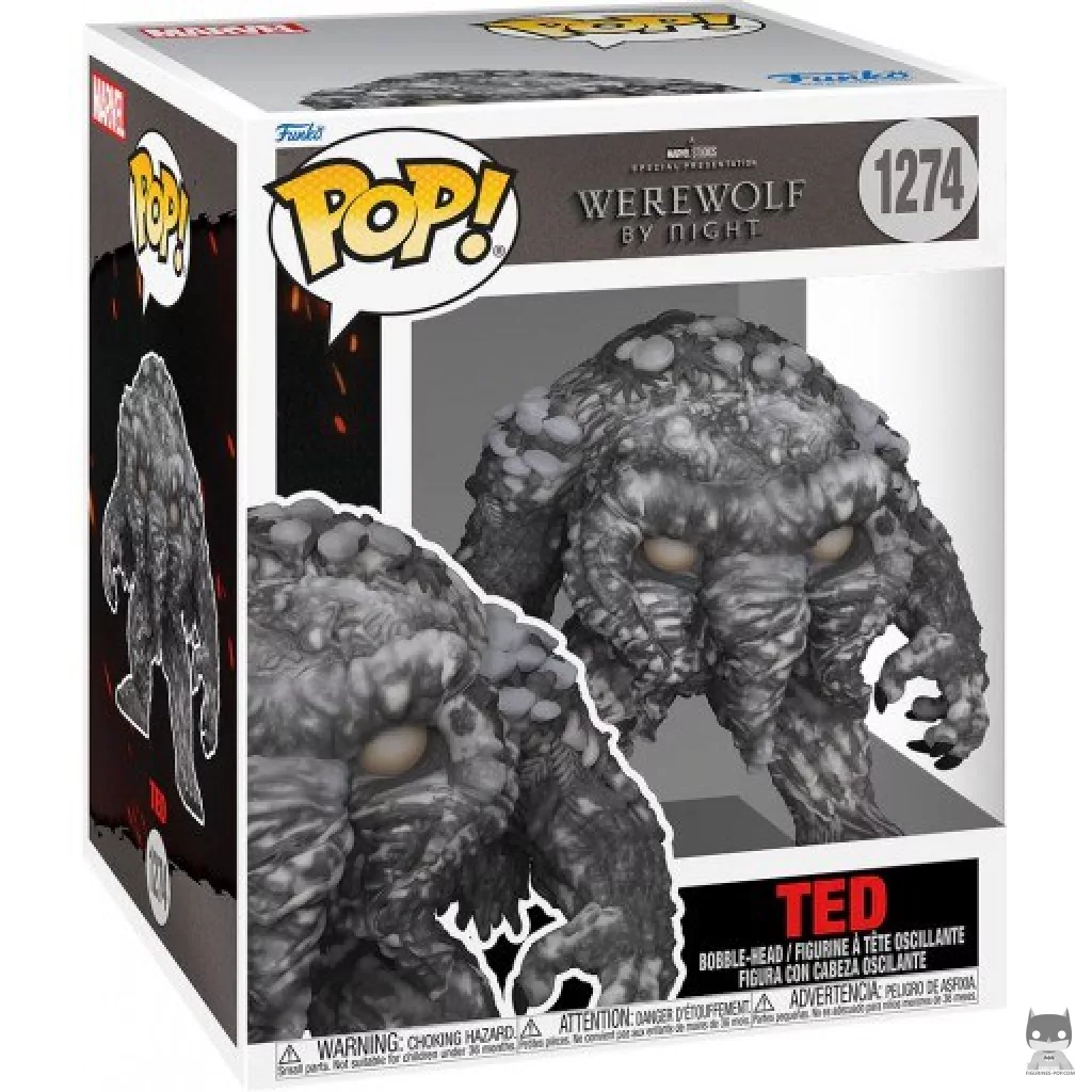 Figura Funko Pop! Ted Man-Thing en su caja