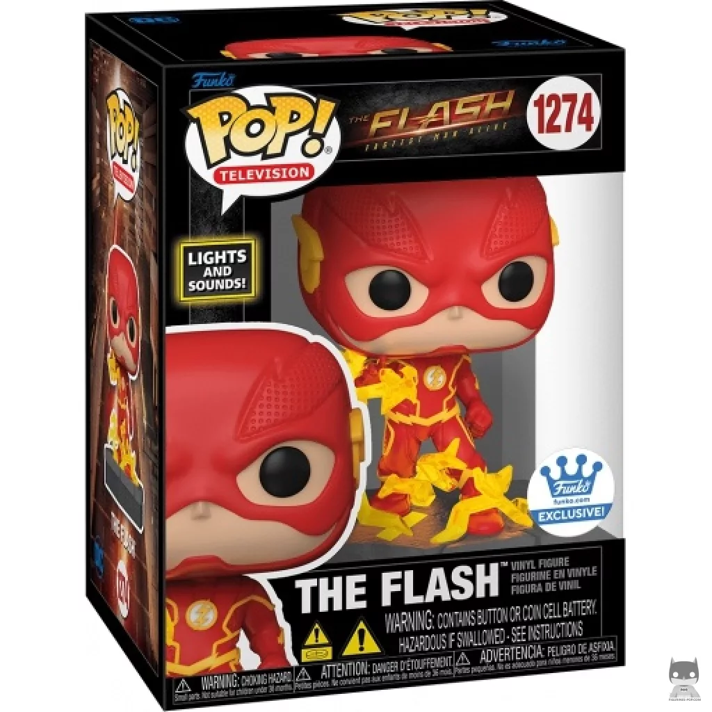 Figura Funko Pop! Flash (Luces y sonido) en su caja