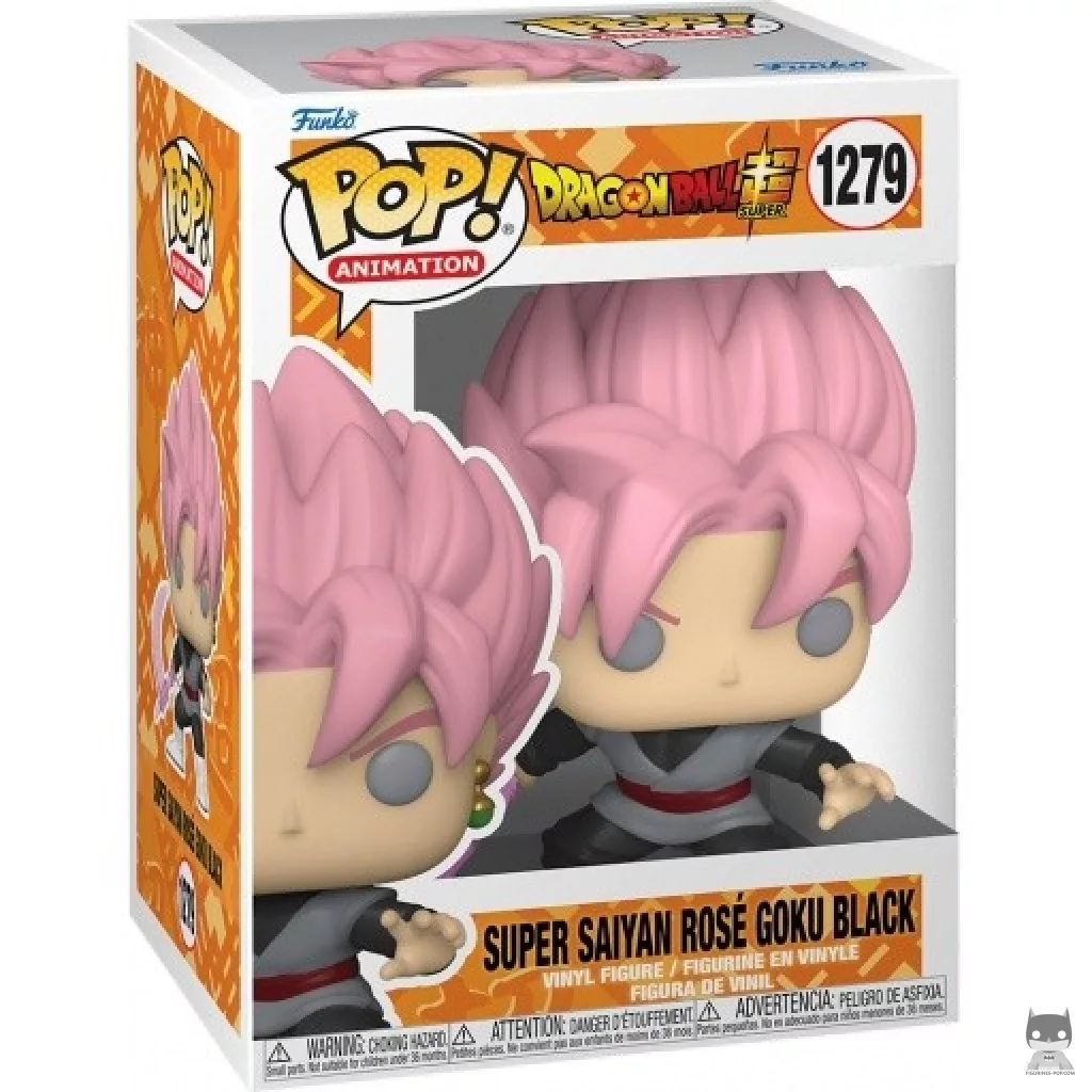 Figura Funko Pop! Goku Black Super Saiyan Rosé en su caja