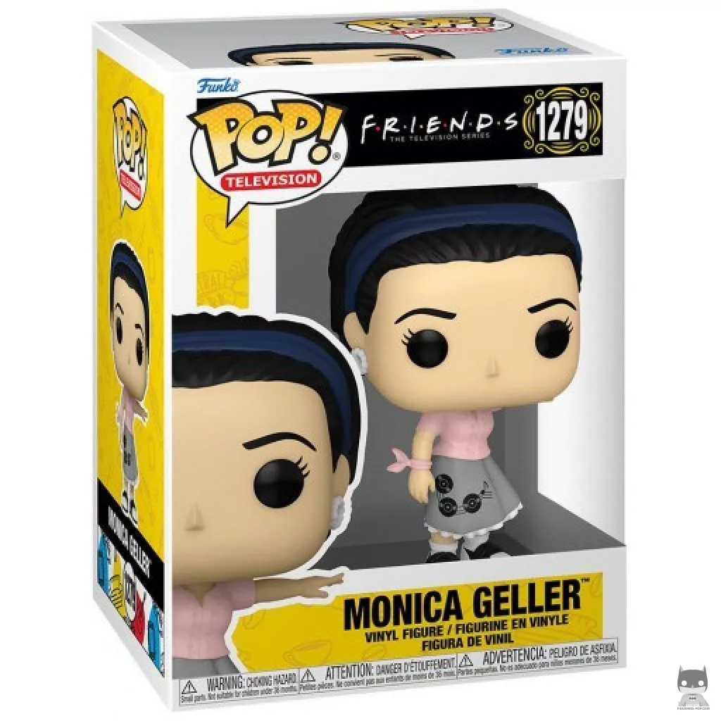Figura Funko Pop! Monica Geller camarera de los 50 en su caja
