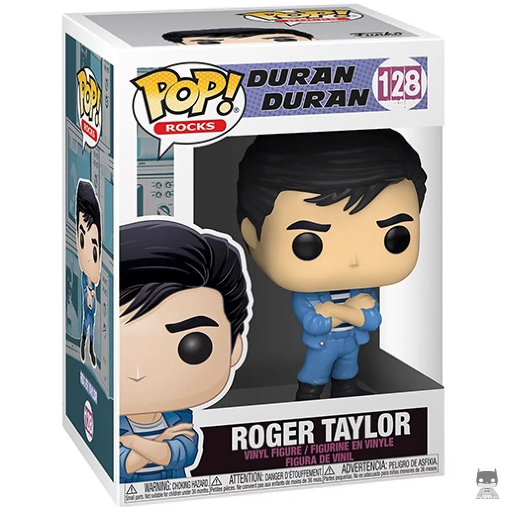 Figura Funko Pop! Roger Taylor en su caja