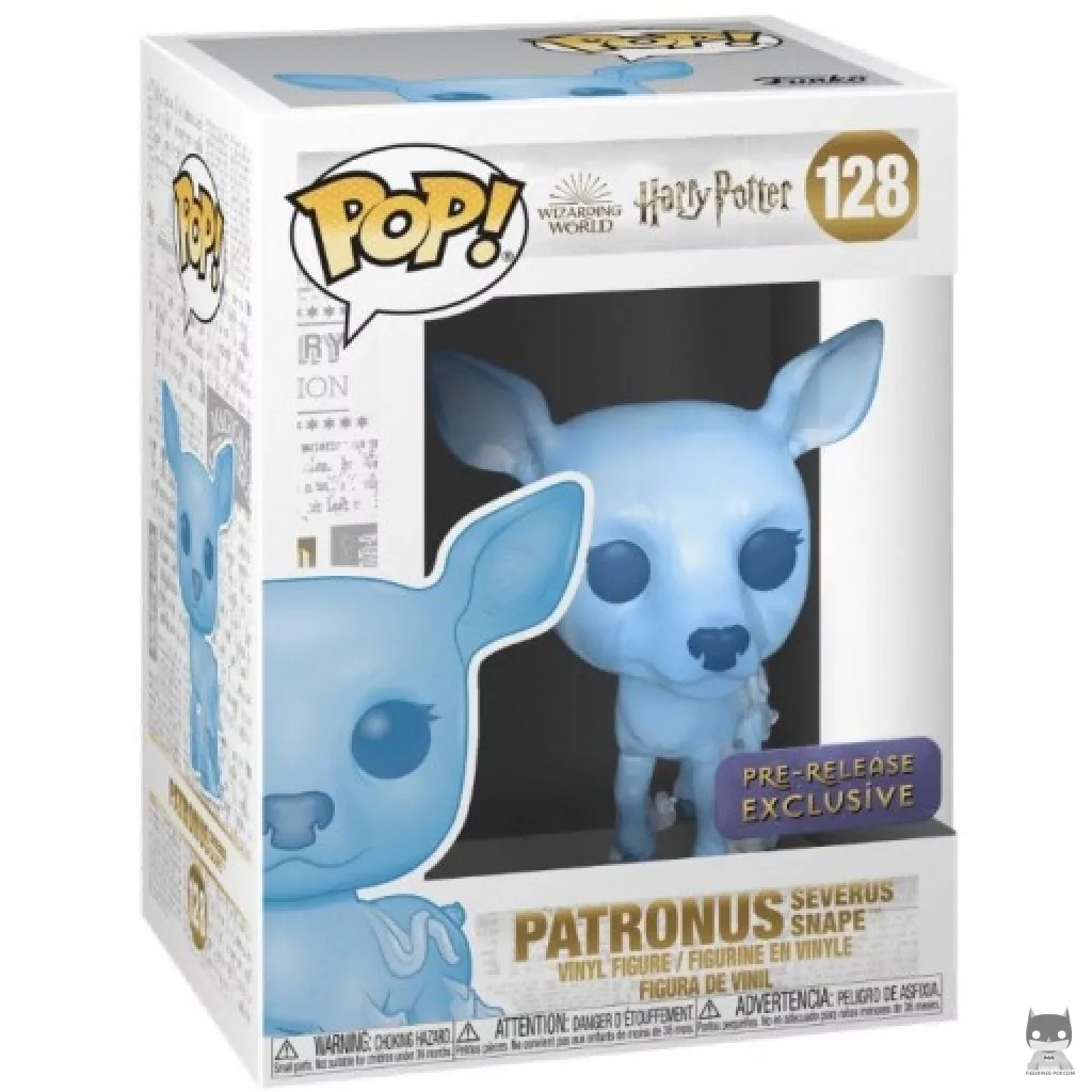 Figura Funko Pop! Patronus de Severus Snape (Translúcido) en su caja