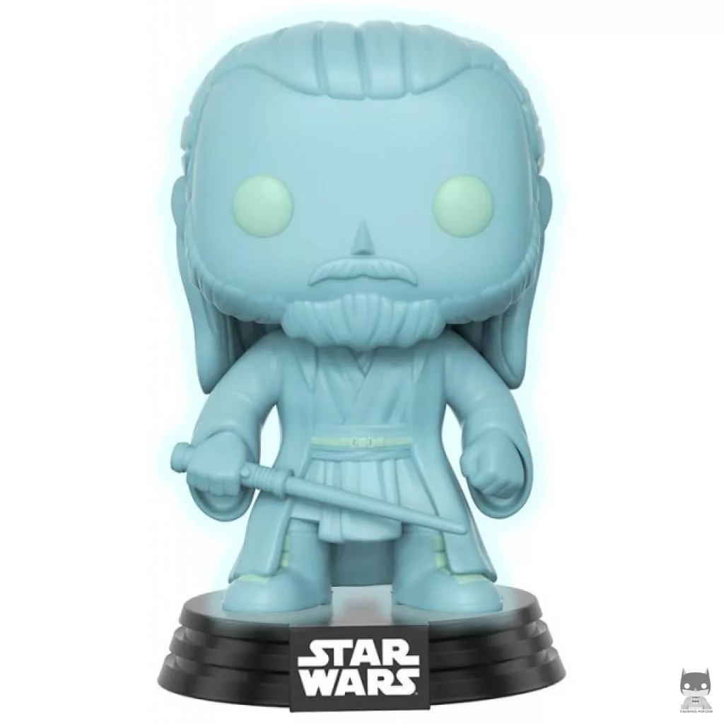 Figura Funko Pop! Qui-Gon Jinn holográfico (Star Wars: Episodio VII, El despertar de la Fuerza)