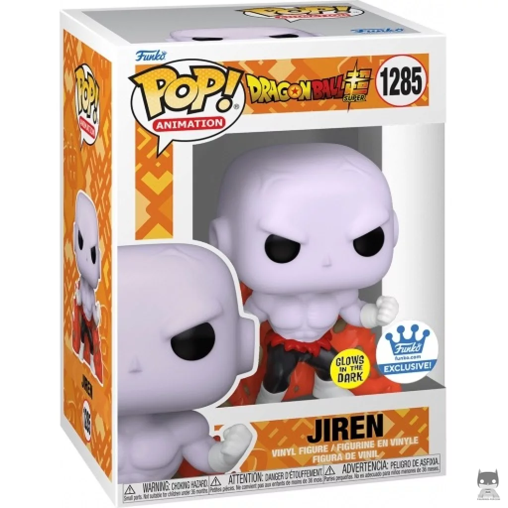 Figura Funko Pop! Jiren (Brilla en la oscuridad) en su caja