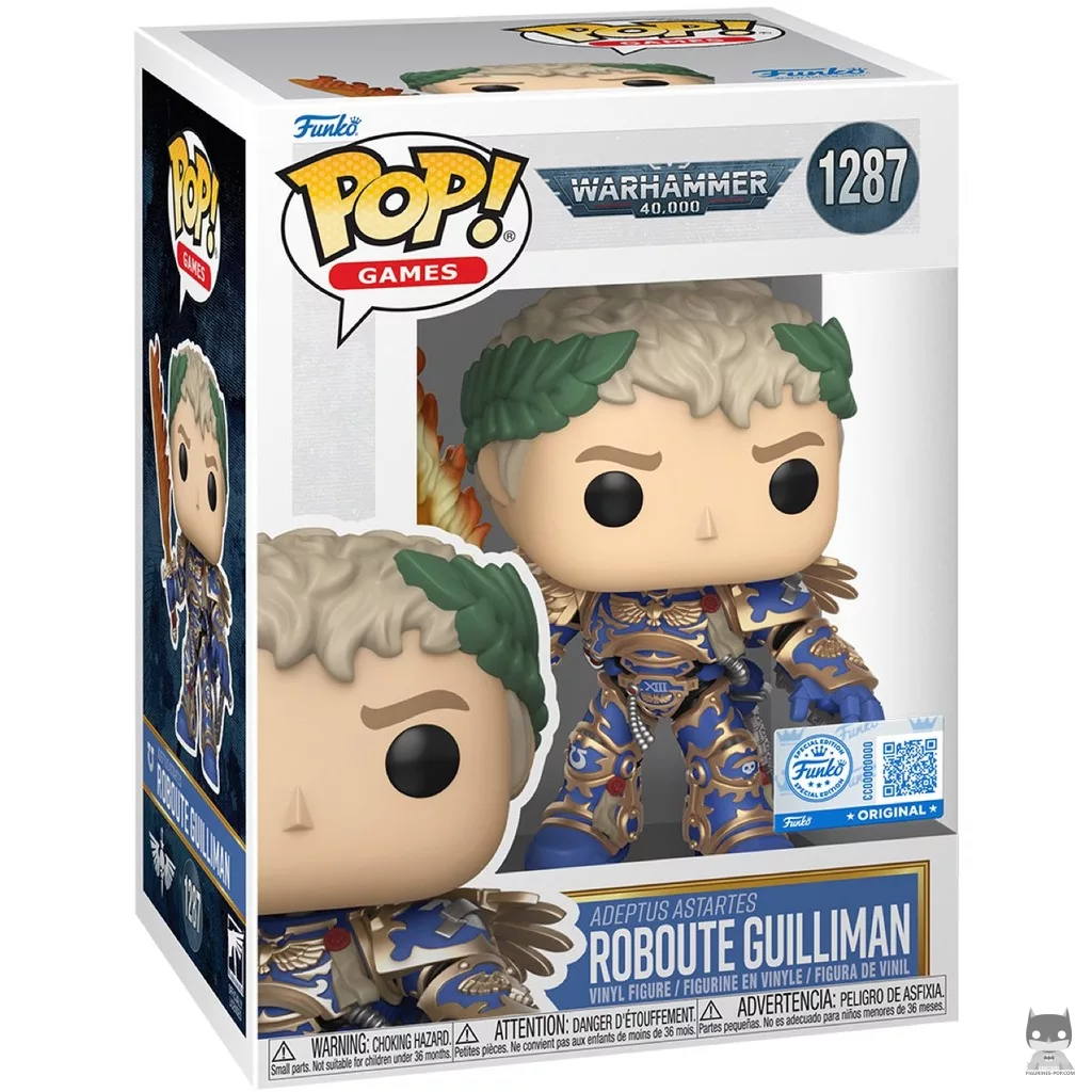 Figura Funko Pop! Roboute Guilliman en su caja