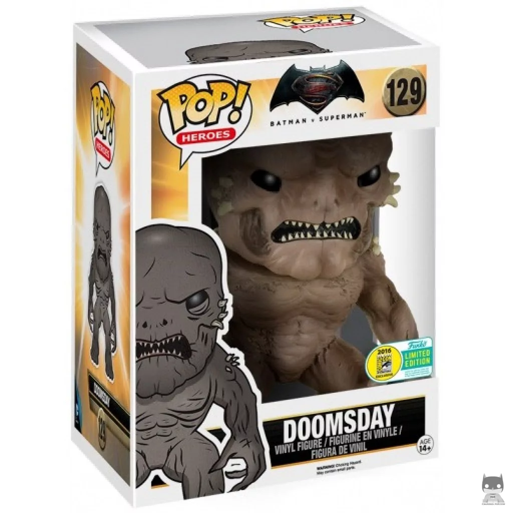 Figura Funko Pop! Doomsday (Supersized) en su caja