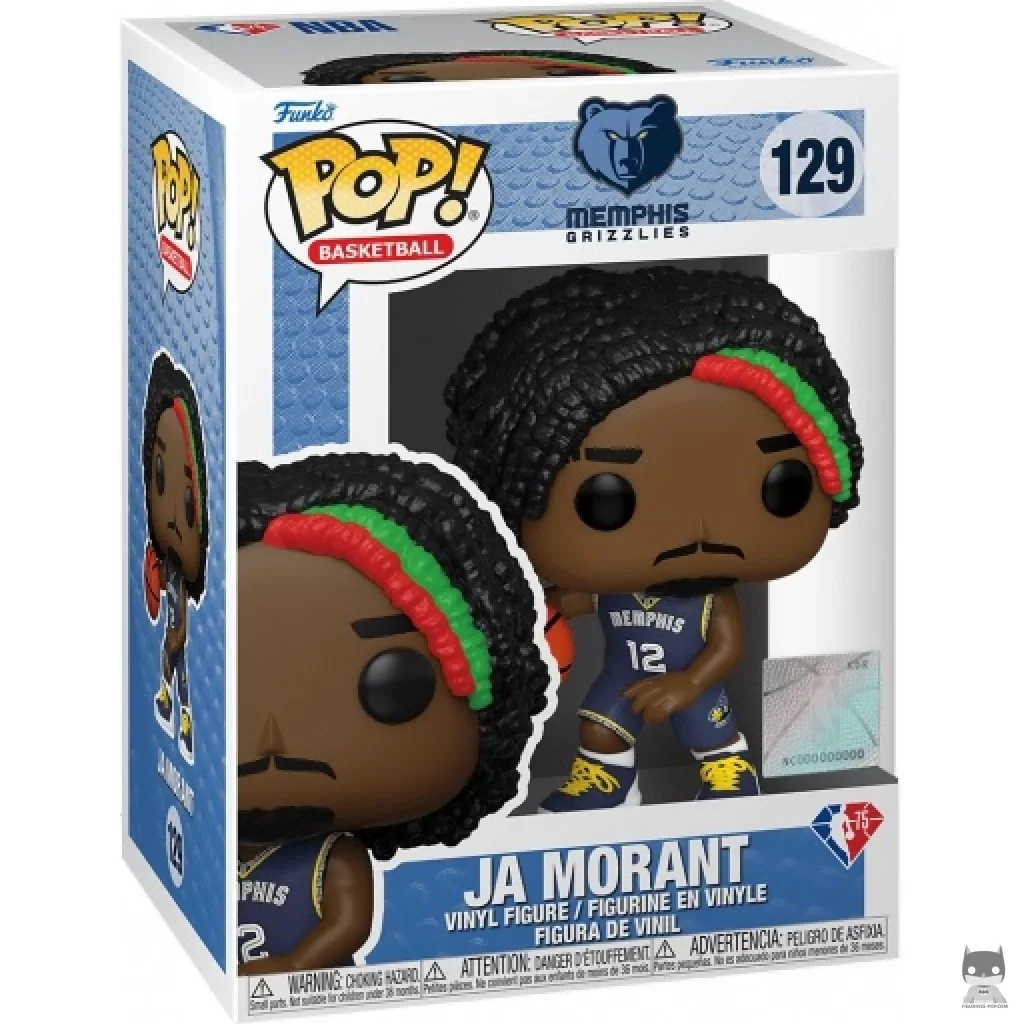 Figura Funko Pop! Ja Morant en su caja