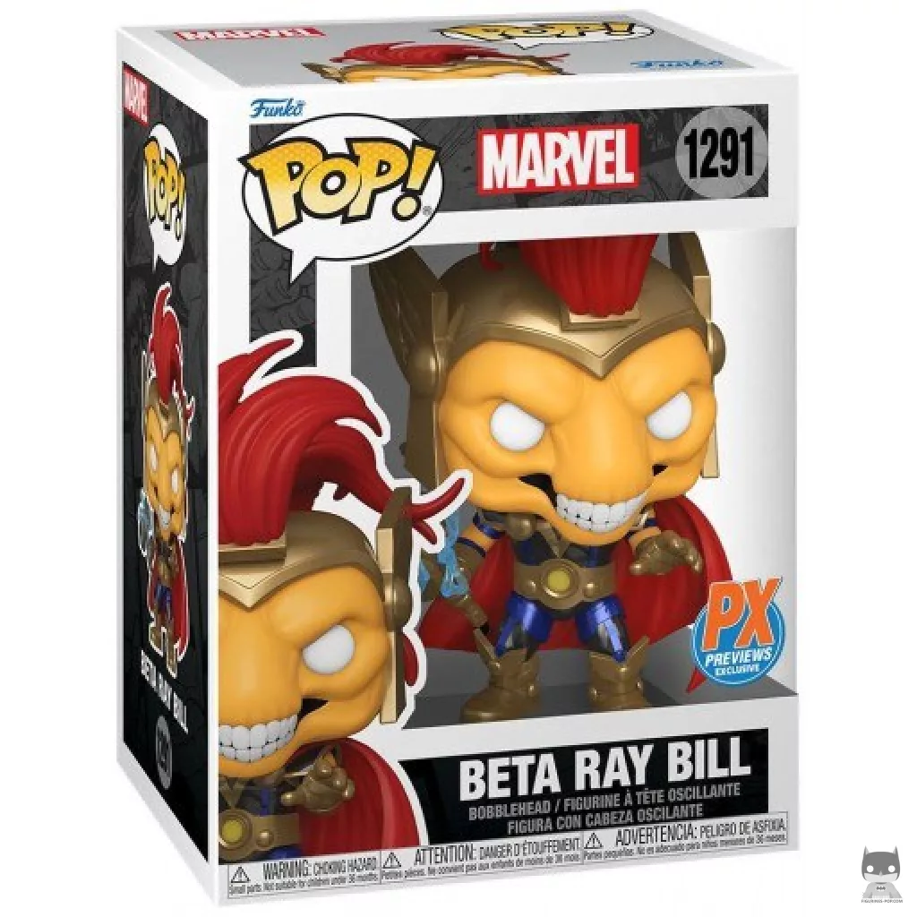 Figura Funko Pop! Beta Ray Bill en su caja