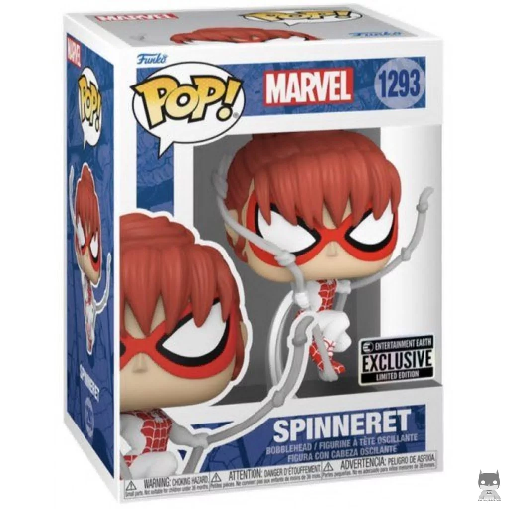 Figura Funko Pop! Spinneret en su caja