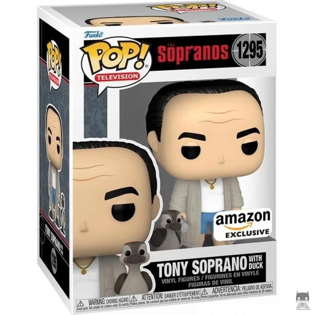 Figura Funko Pop! Tony Soprano con pato en su caja