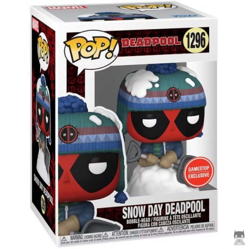 Figura Funko Pop! Deadpool día de nieve en su caja