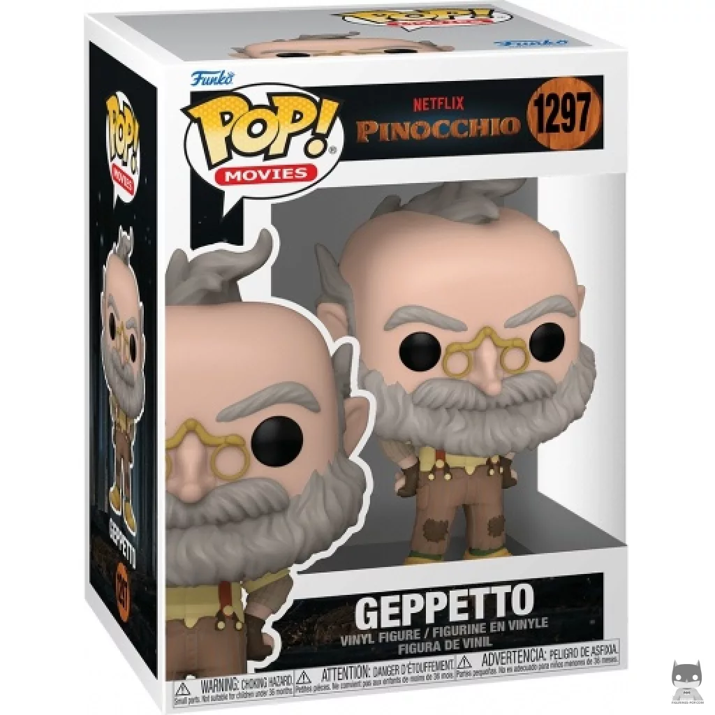 Figura Funko Pop! Geppetto en su caja