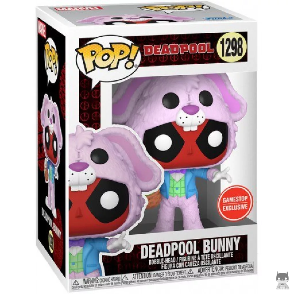 Figura Funko Pop! Deadpool conejito en su caja