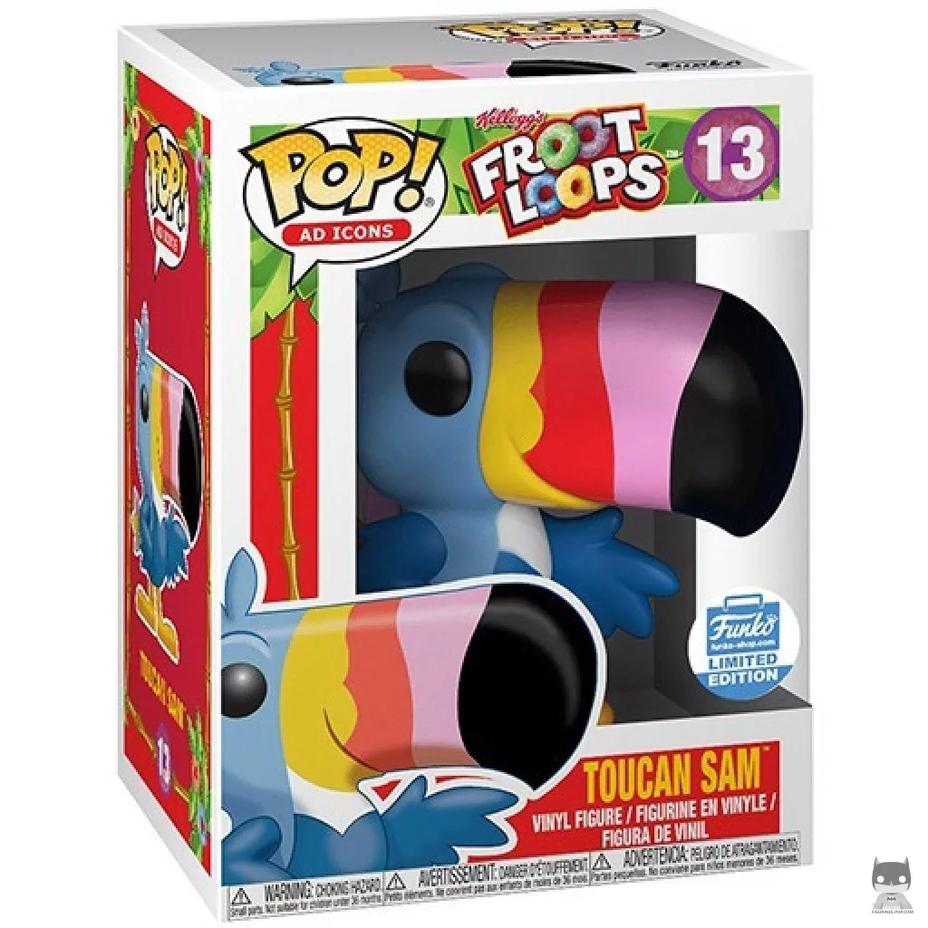 Figura Funko Pop! Toucan Sam en su caja