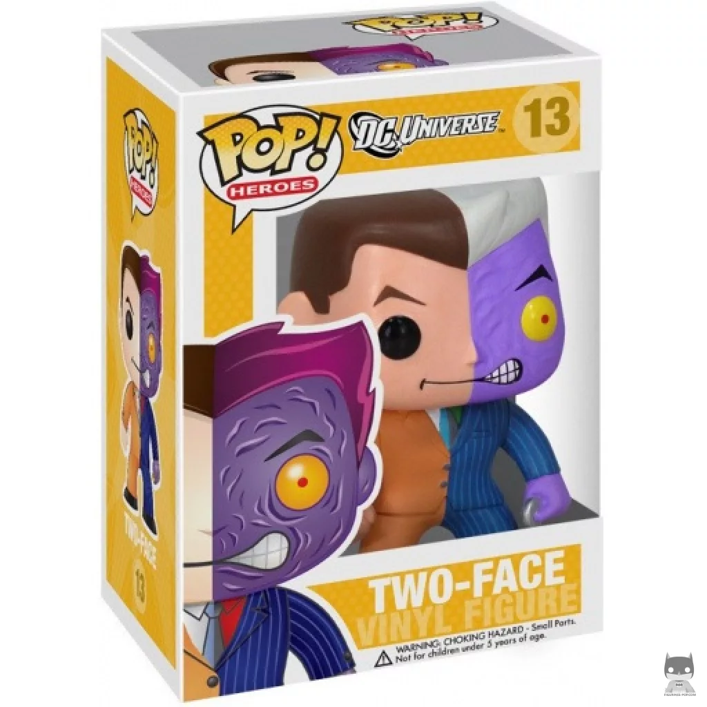 Figura Funko Pop! Dos Caras en su caja