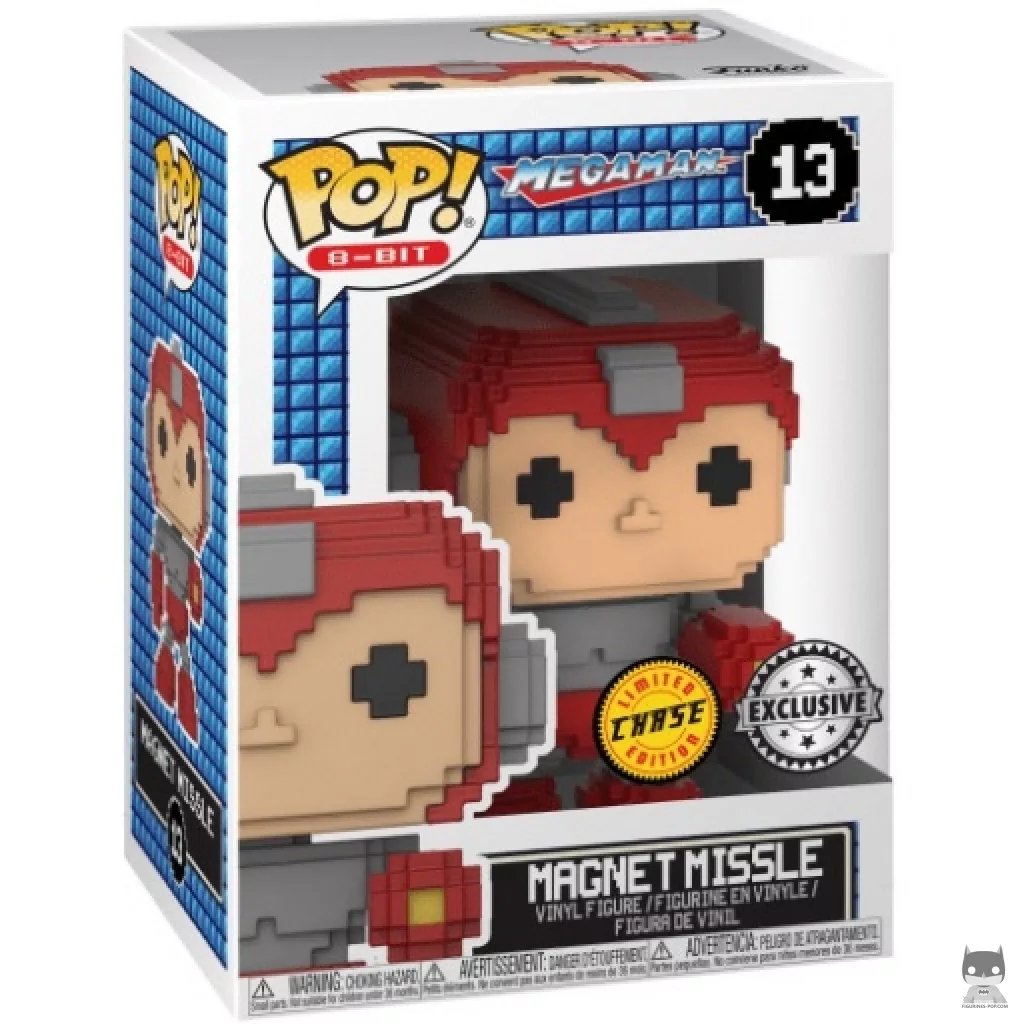 Figura Funko Pop! Mega Man (Chase) en su caja