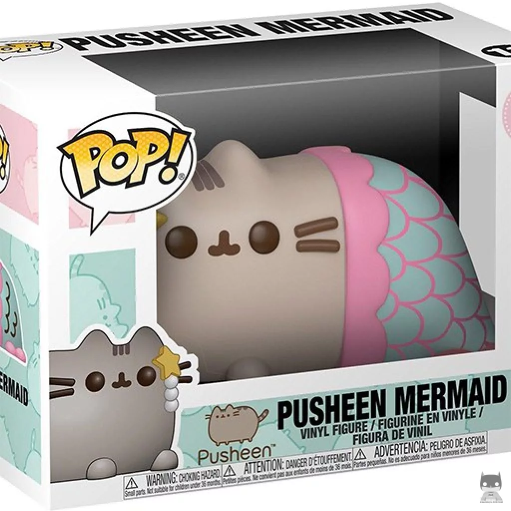 Figura Funko Pop! Pusheen Sirena en su caja