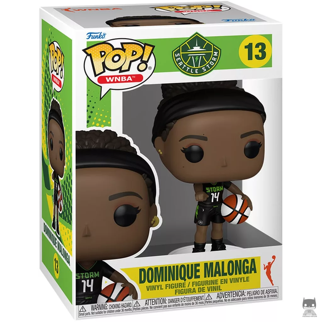 Figura Funko Pop! Dominique Malonga en su caja