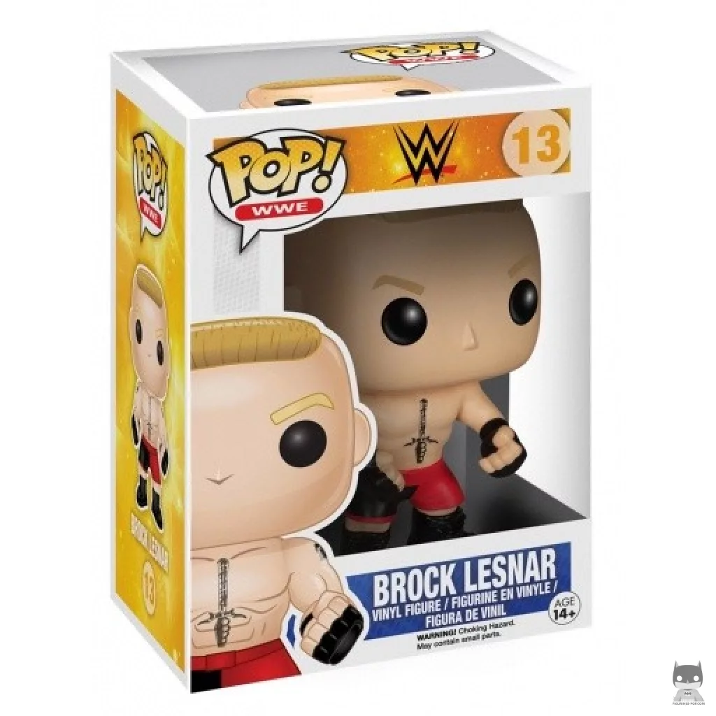 Figura Funko Pop! Brock Lesnar en su caja
