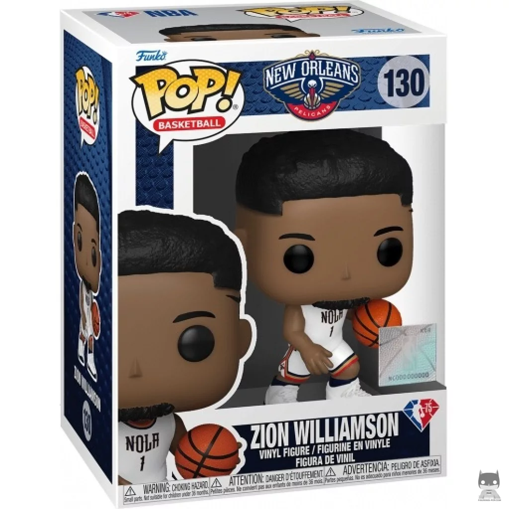 Figura Funko Pop! Zion Williamson en su caja