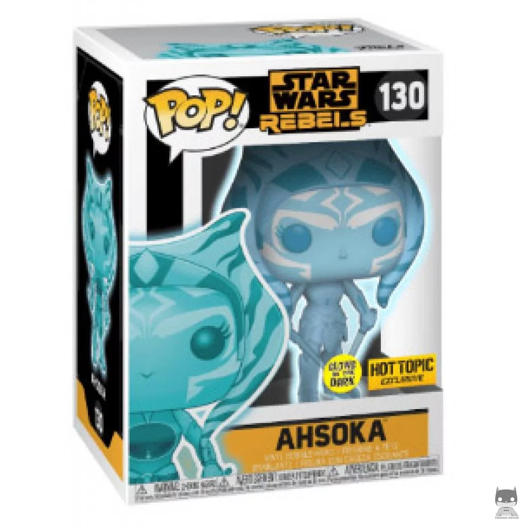 Figura Funko Pop! Ahsoka (Holográfica) en su caja