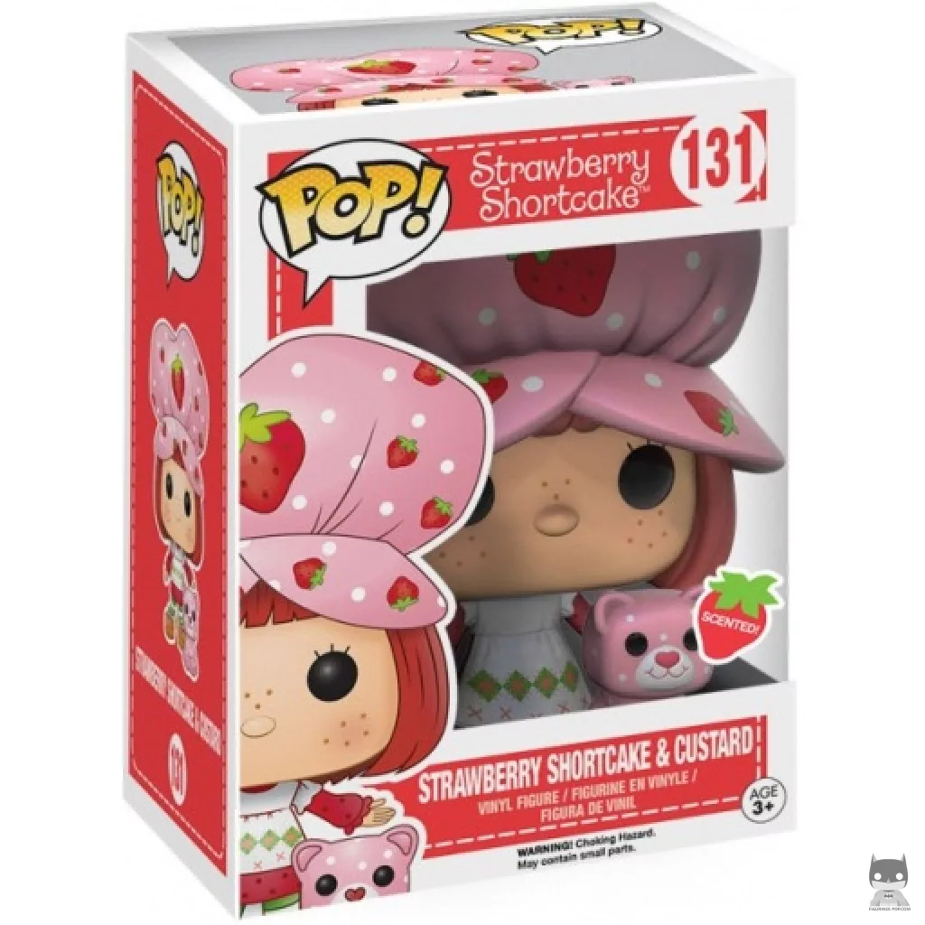 Figura Funko Pop! Tarta de Fresa & Custard (Perfumado) en su caja