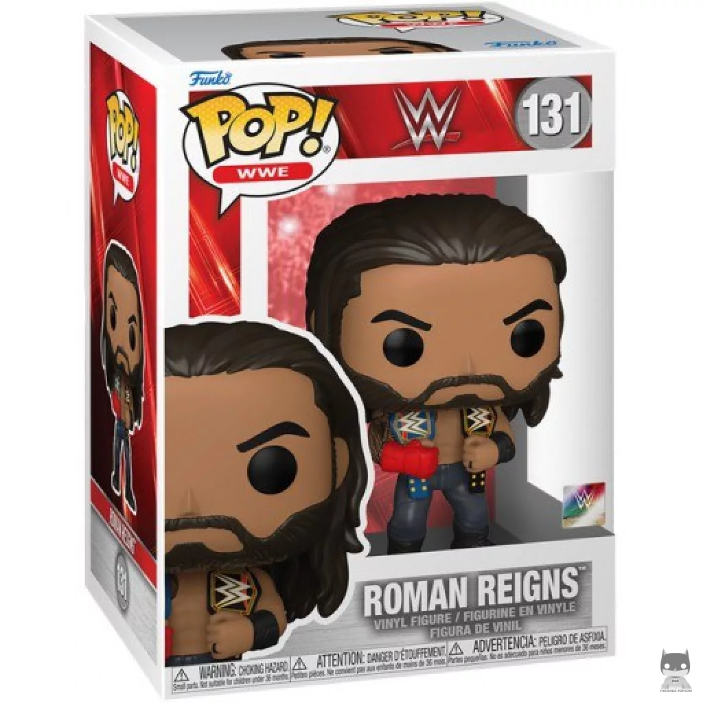 Figura Funko Pop! Roman Reigns en su caja