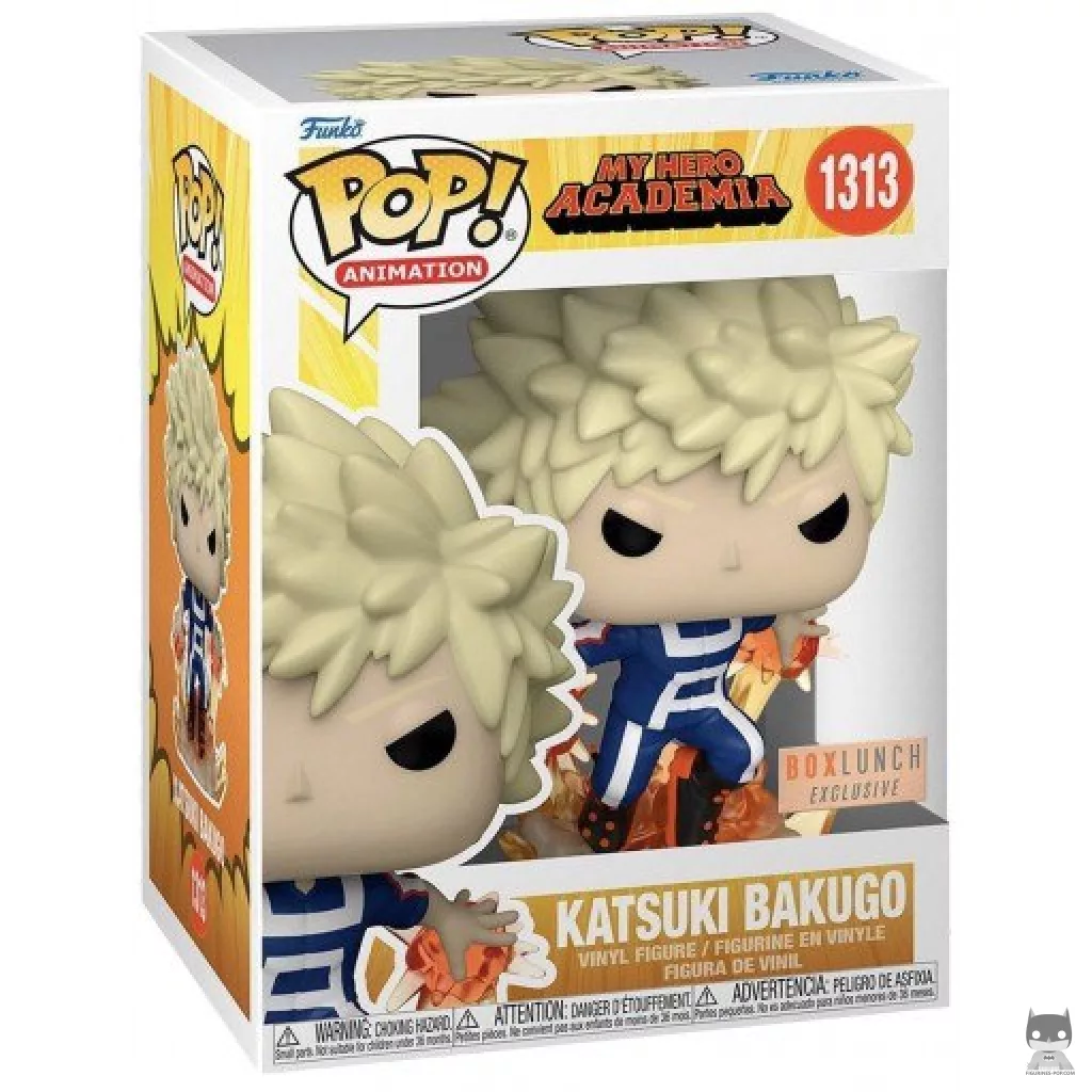Figura Funko Pop! Katsuki Bakugo en su caja