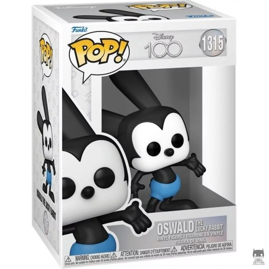 Figura Funko Pop! Oswald The Lucky Rabbit en su caja
