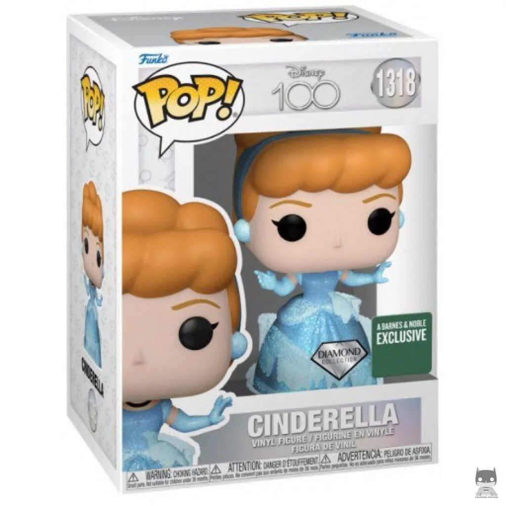 Figura Funko Pop! Cenicienta (Purpurina de diamante) en su caja