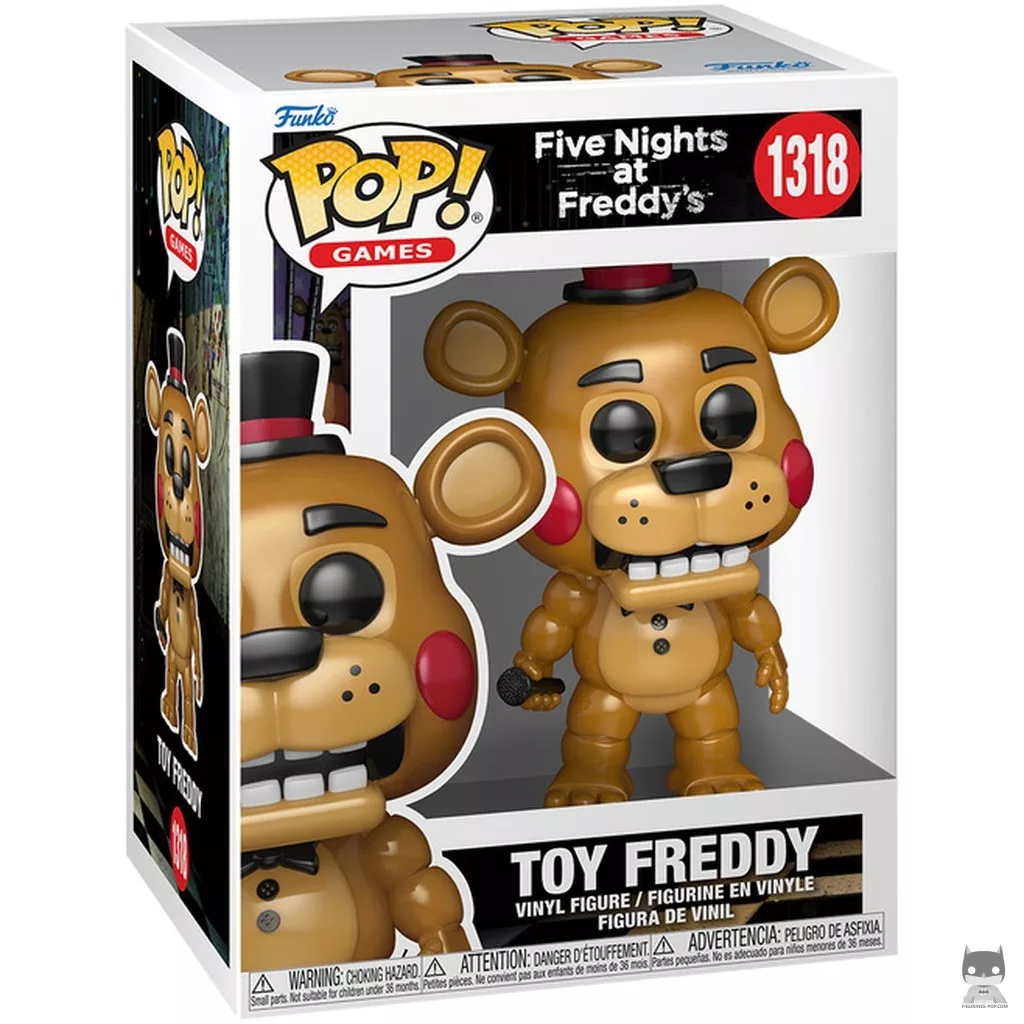 Figura Funko Pop! Toy Freddy en su caja