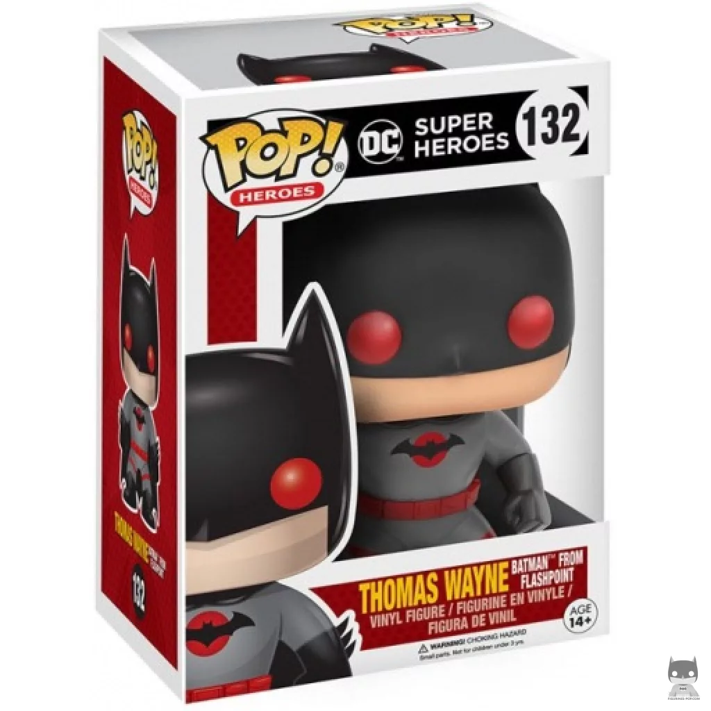 Figura Funko Pop! Thomas Wayne (Batman de Flashpoint) en su caja