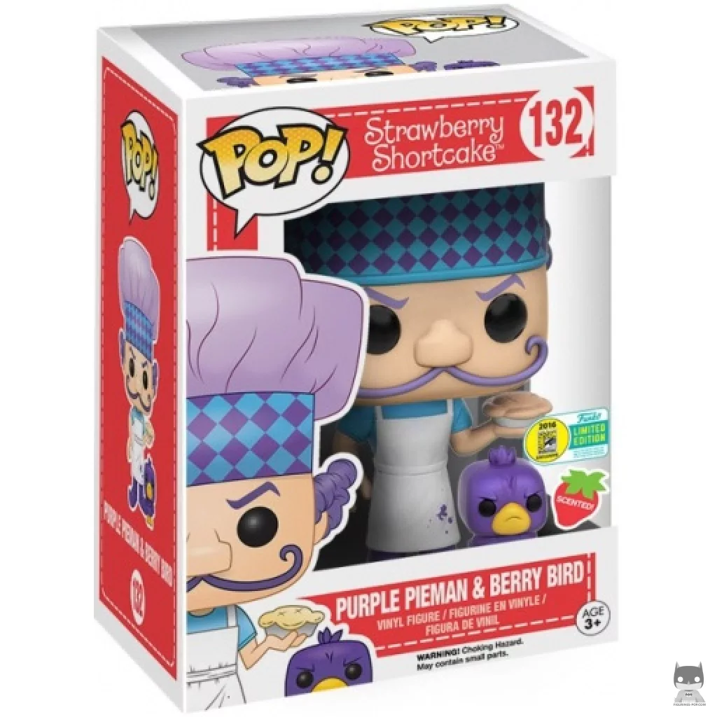 Figura Funko Pop! Purple Pieman & Berry Bird (Perfumado) en su caja