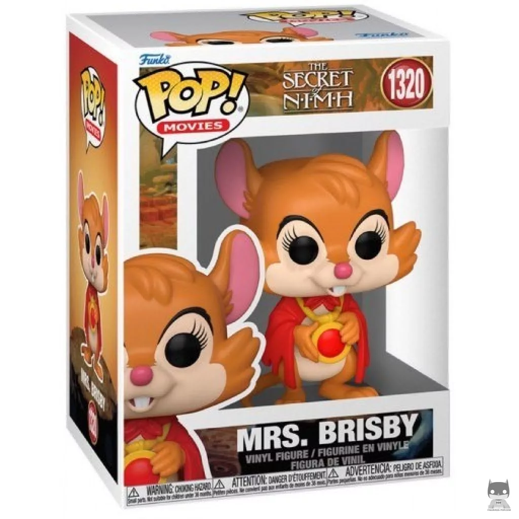Figura Funko Pop! Señora Brisby en su caja