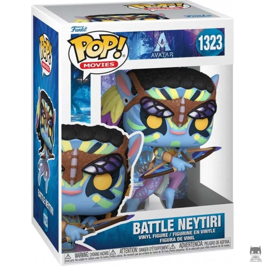 Figura Funko Pop! Neytiri de batalla en su caja
