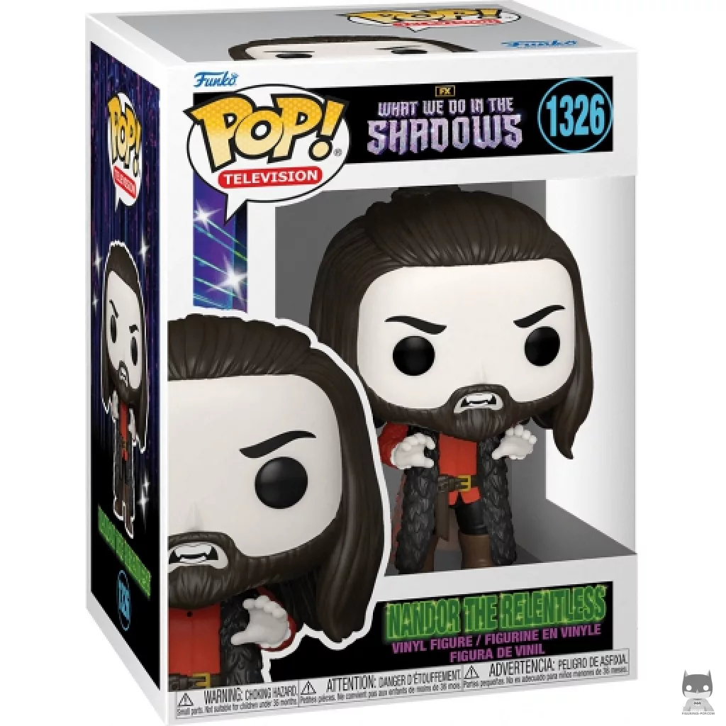 Figura Funko Pop! Nandor The Relentless en su caja