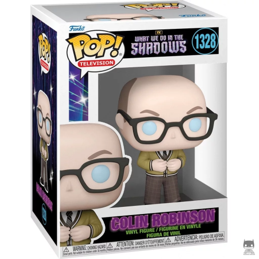 Figura Funko Pop! Colin Robinson en su caja