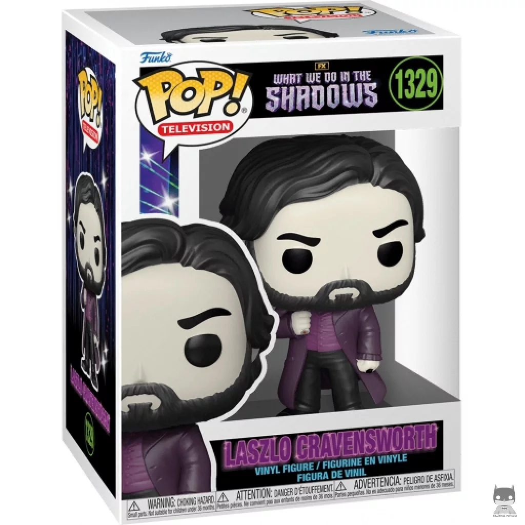Figura Funko Pop! Laszlo Cravensworth en su caja