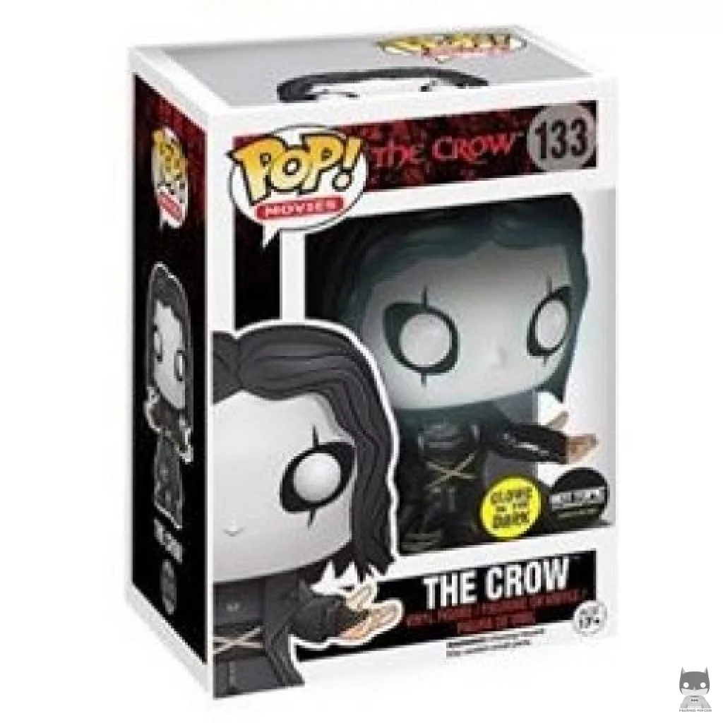 Figura Funko Pop! El Cuervo (Brilla en la oscuridad) en su caja