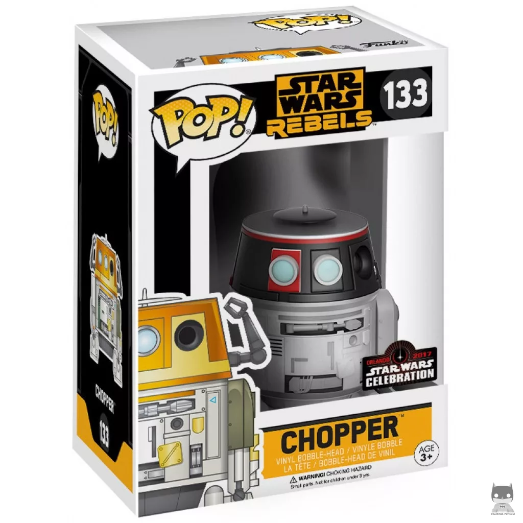 Figura Funko Pop! Chopper (Disfraz imperial) en su caja