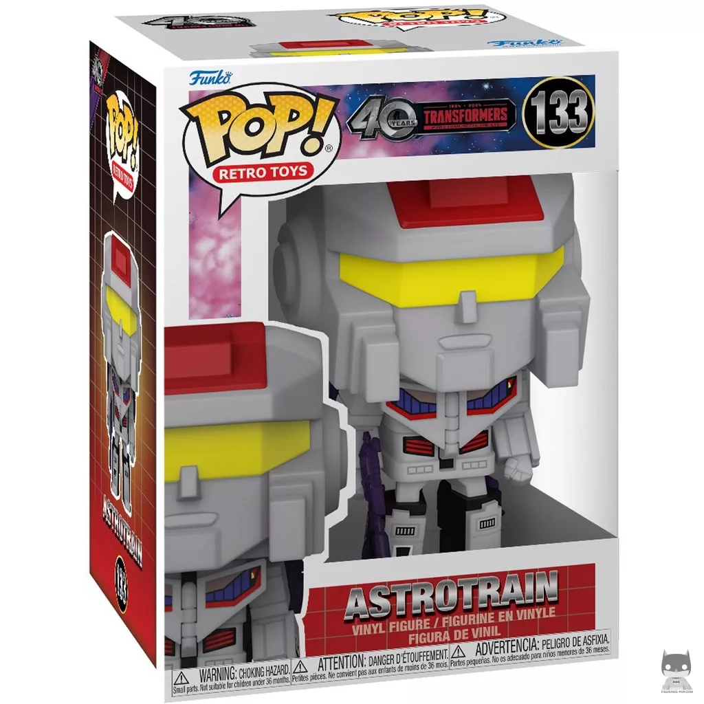 Figura Funko Pop! Astrotrain en su caja