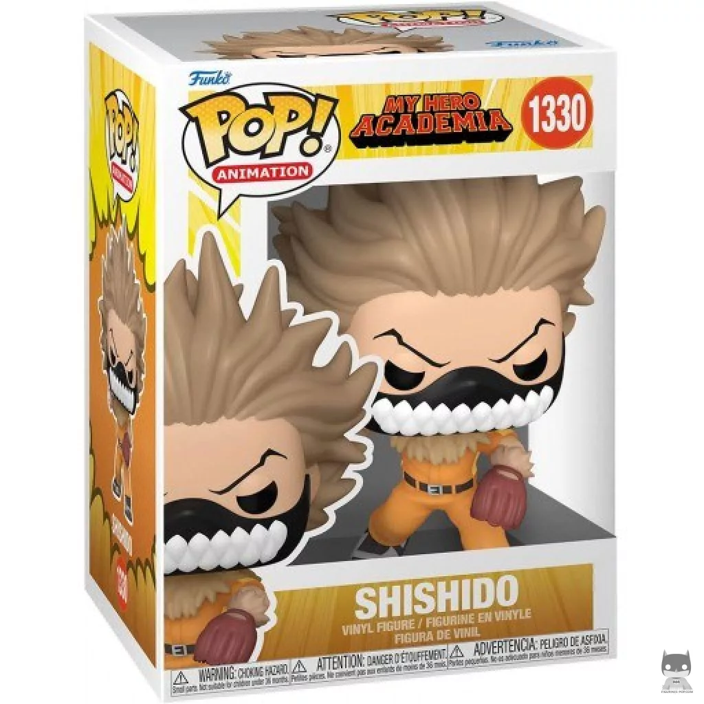 Figura Funko Pop! Shishido (Liga de Béisbol de Héroes) en su caja