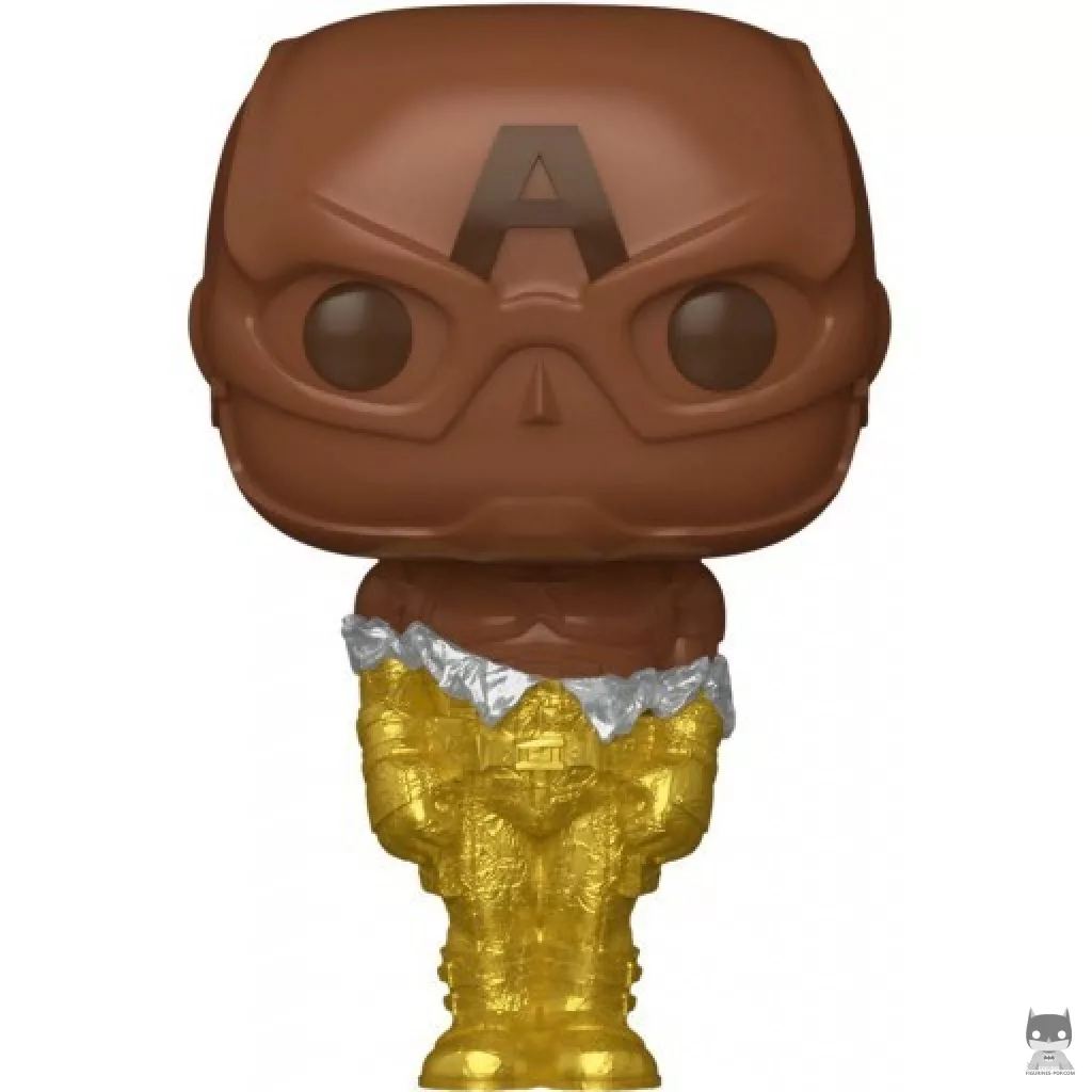 Figura Funko Pop! Capitán América (Chocolate) (Marvel Comics)