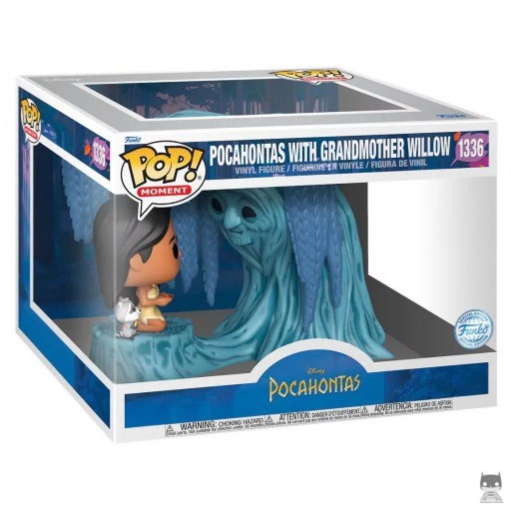 Figura Funko Pop! Pocahontas con la Abuela Sauce en su caja