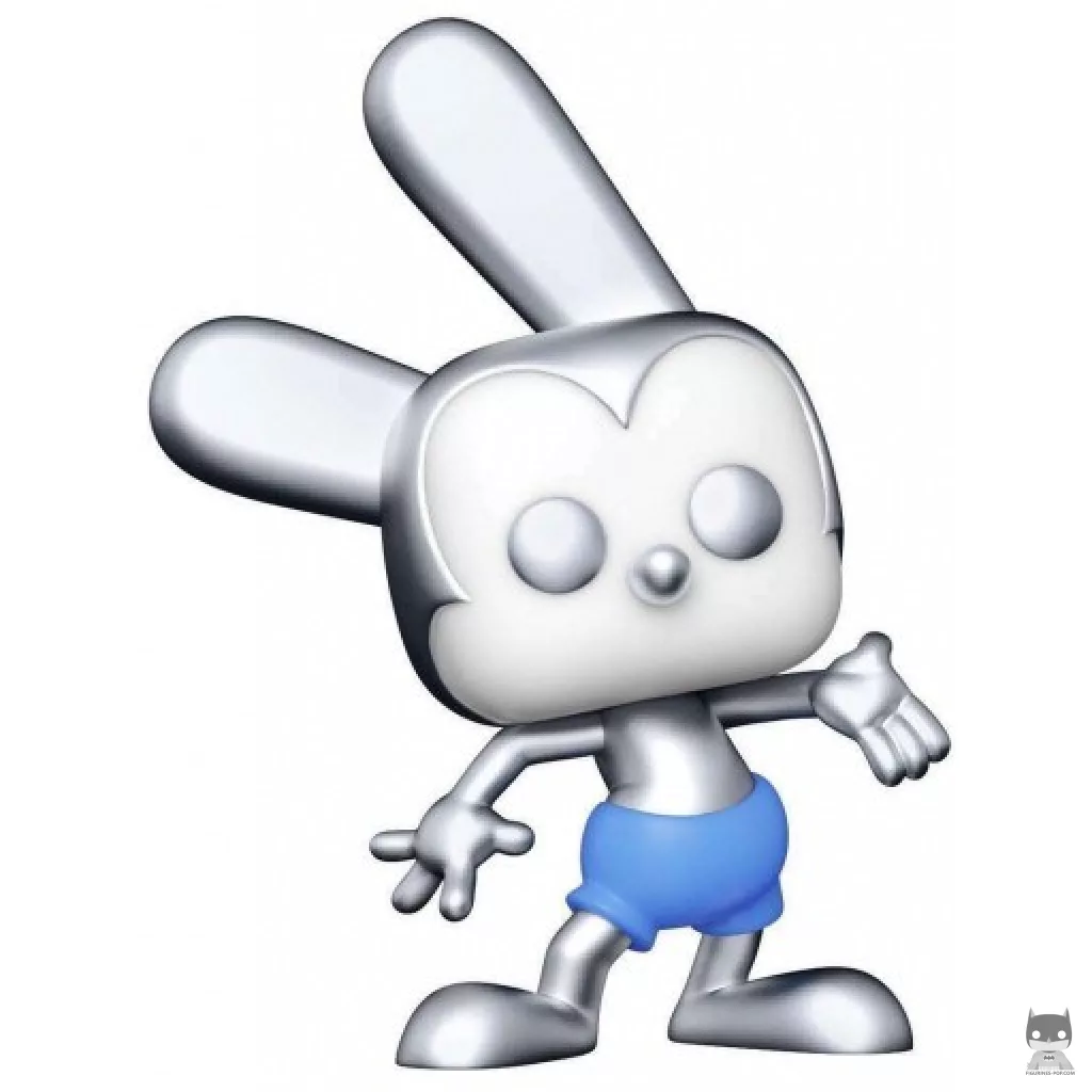 Figura Funko Pop! Oswald The Lucky Rabbit (Plateado) (Disney 100)