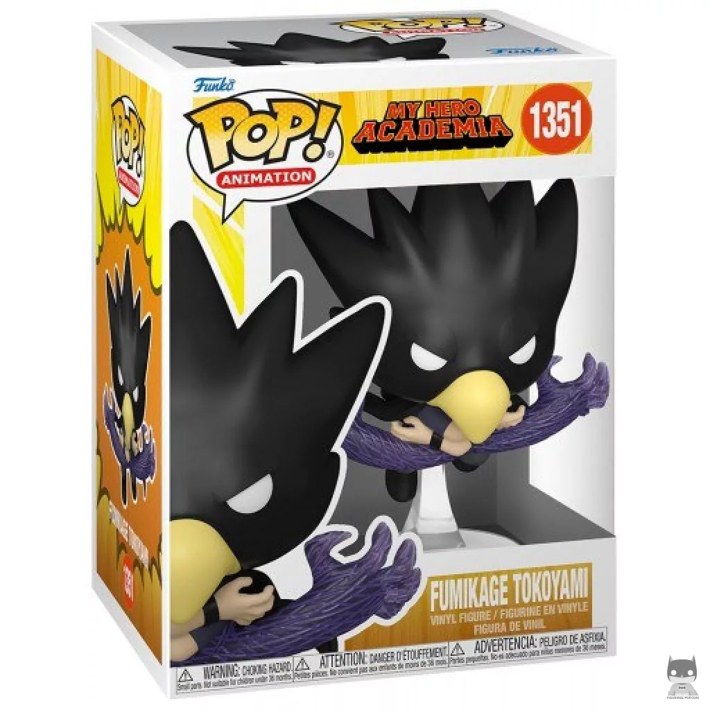 Figura Funko Pop! Fumikage Tokoyami en su caja