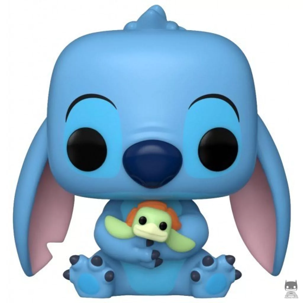 Figura Funko Pop! Stitch con tortuga (Lilo y Stitch)