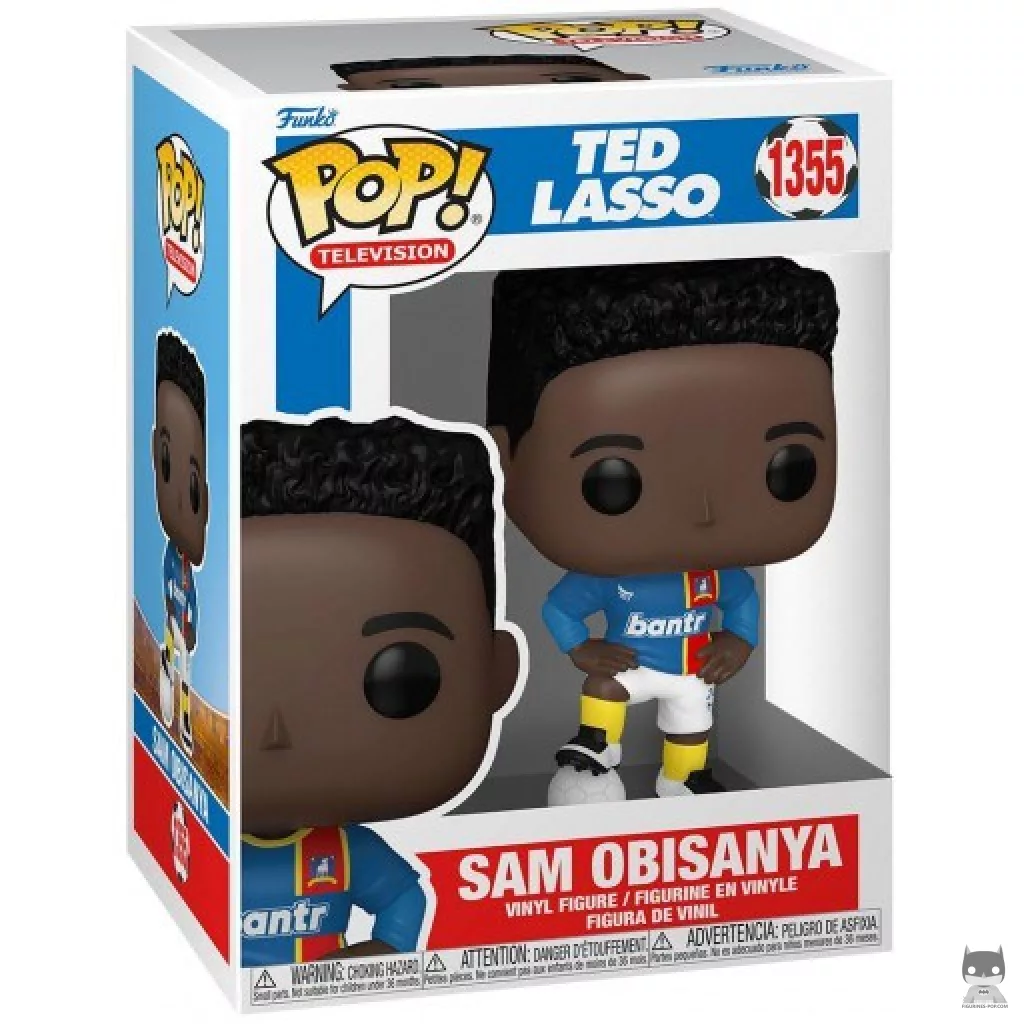 Figura Funko Pop! Sam Obisanya en su caja