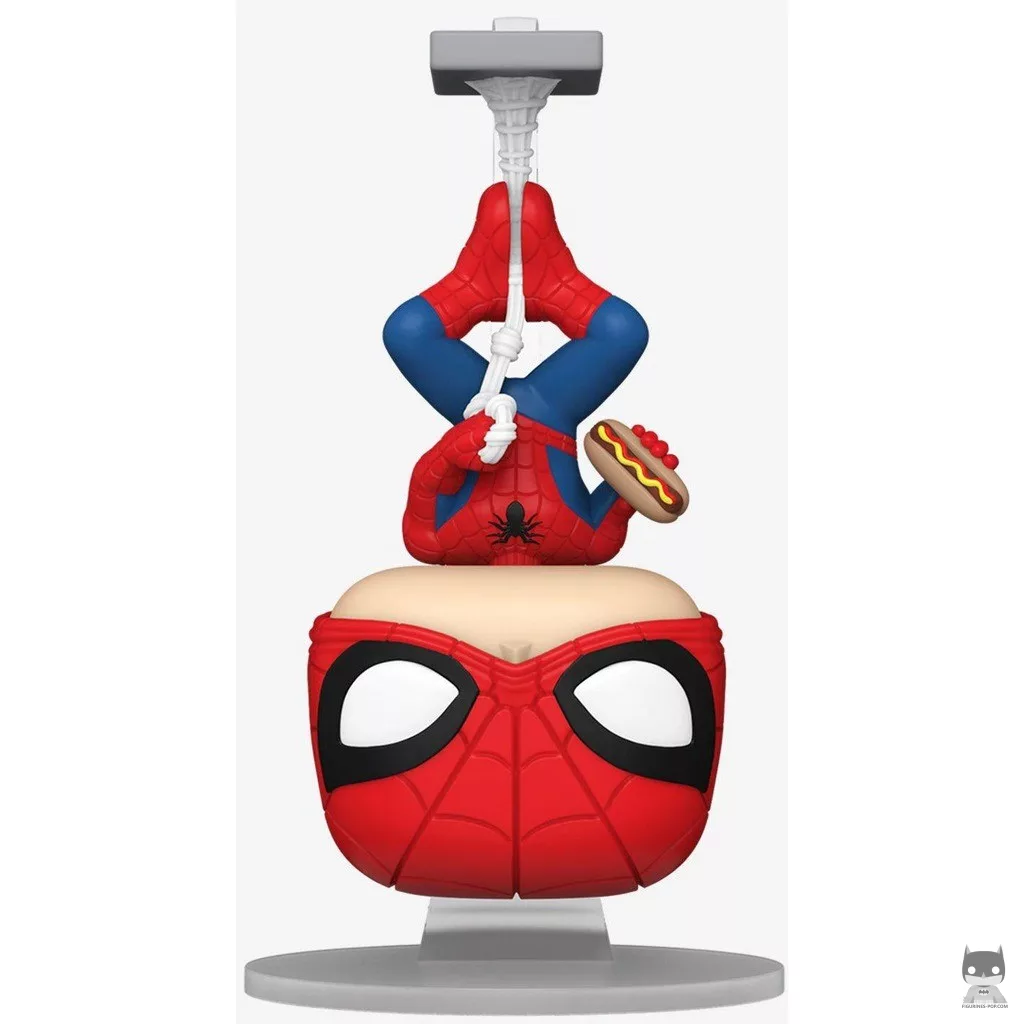 Figura Funko Pop! Spider-Man con perrito caliente (Marvel Comics)