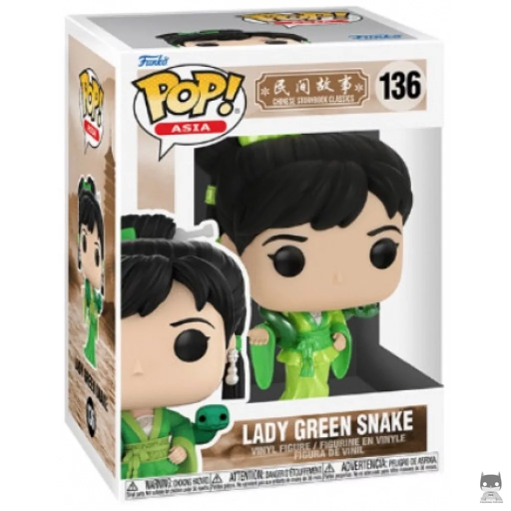Figura Funko Pop! Dama Serpiente Verde en su caja
